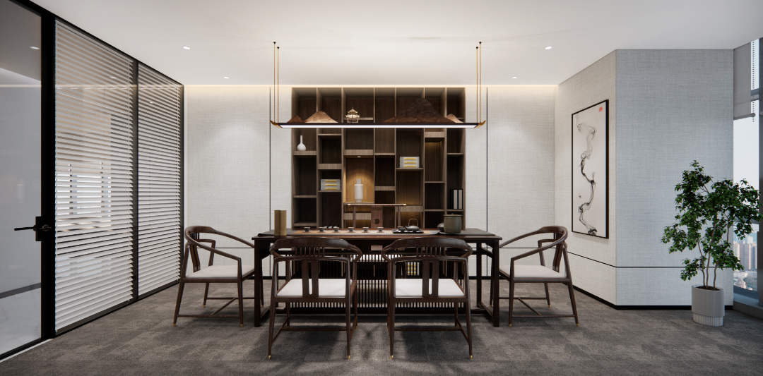 2000㎡黑白灰原子智造办公空间设计-37