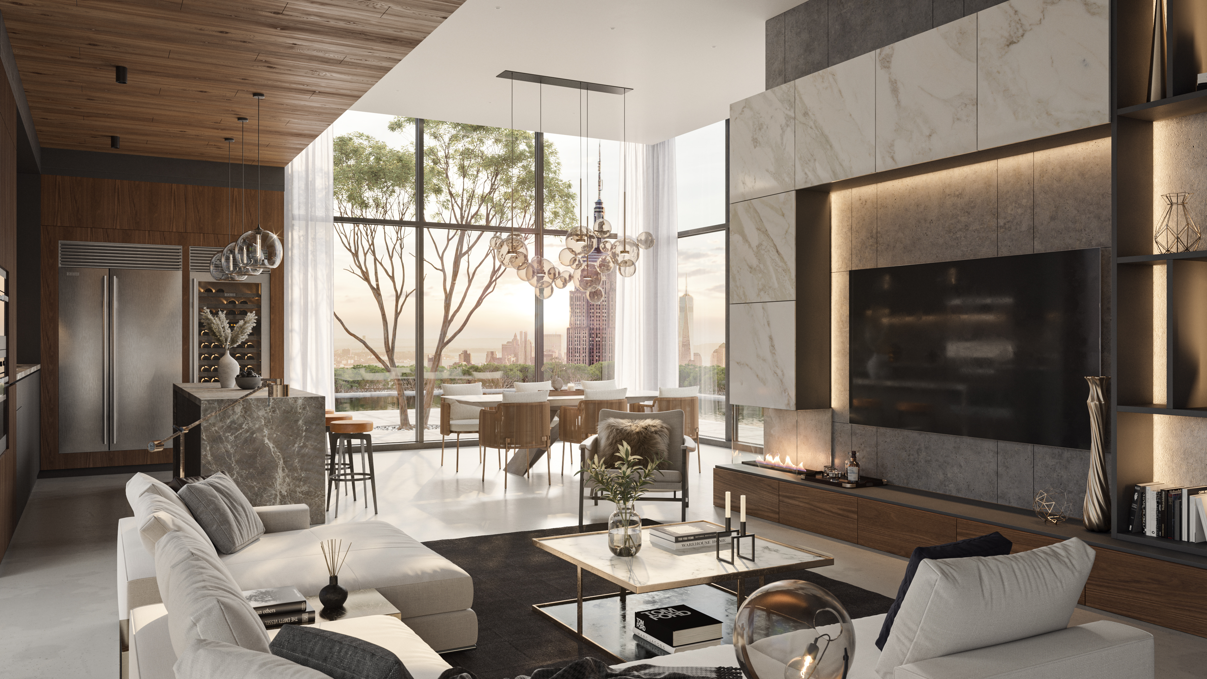 纽约市中心豪华公寓丨美国纽约市-5