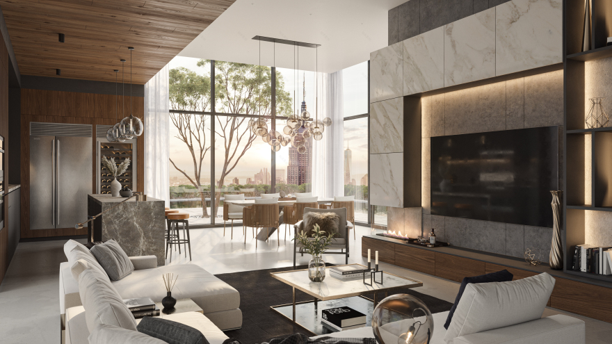 纽约市中心豪华公寓丨美国纽约市-5