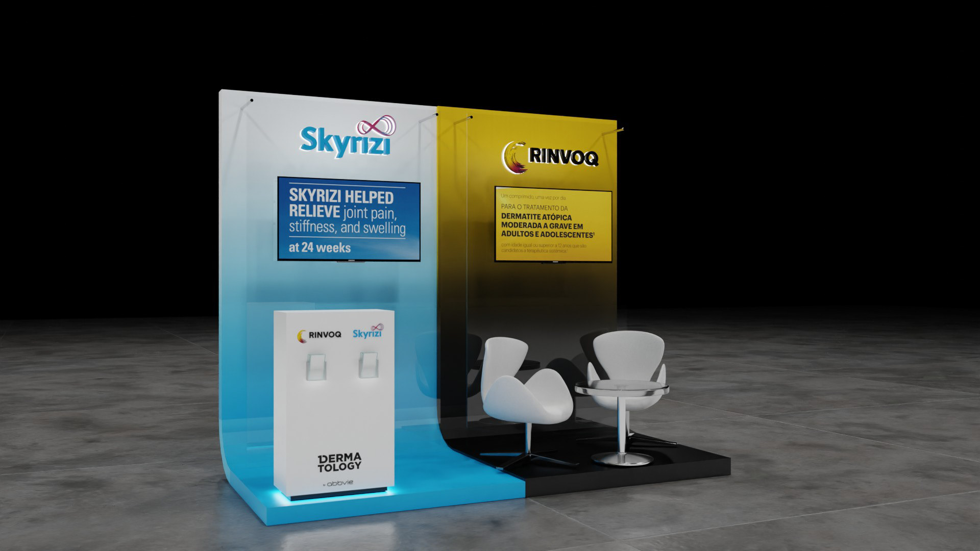 Abbvie 3D 展位设计  概念开发-17