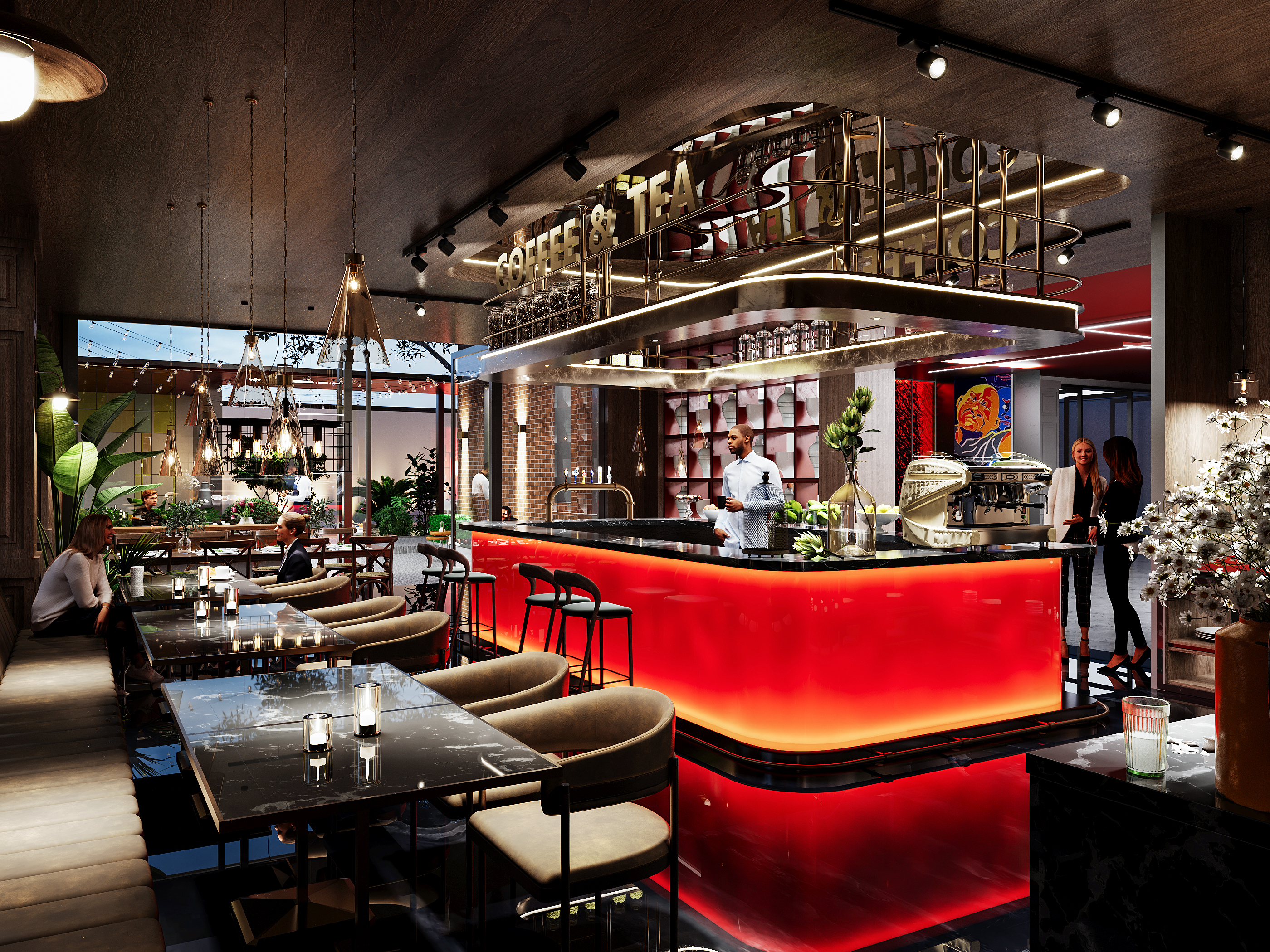 酒店设计方案效果图-21