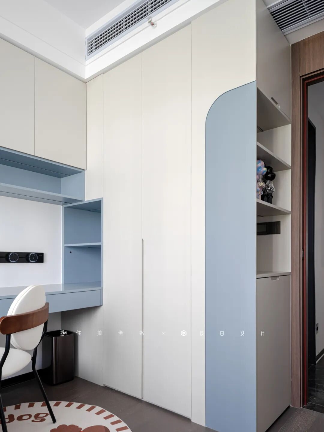 将185㎡精装房雕琢成现代意式质感居所丨住美全案&浅白设计-83