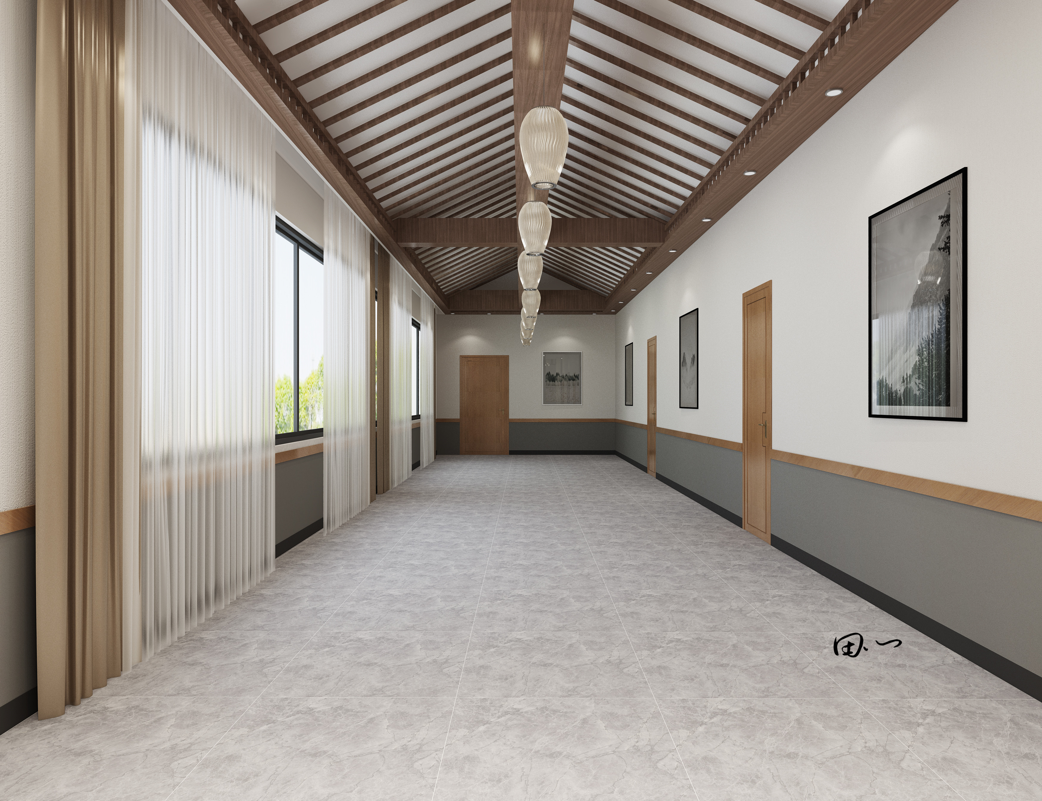 工装——三合山庄*度假酒店-3