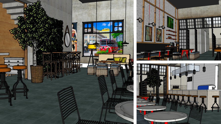 咖啡吧室内设计-4