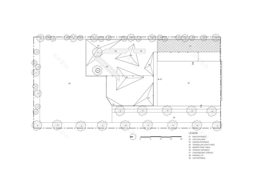 利用钢构和现有树木创造感受到时间流逝的咖啡馆设计丨戈者设计-5