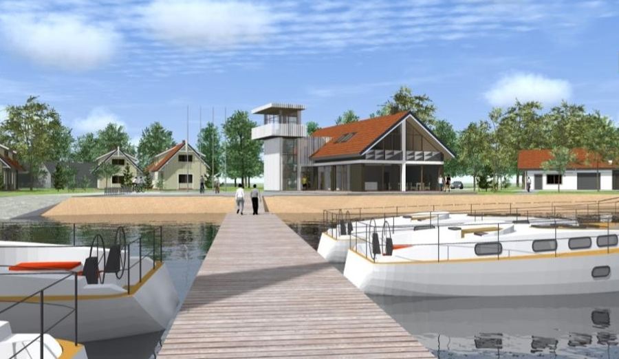 Preilos小船只与渔民港口及管理建筑项目-20