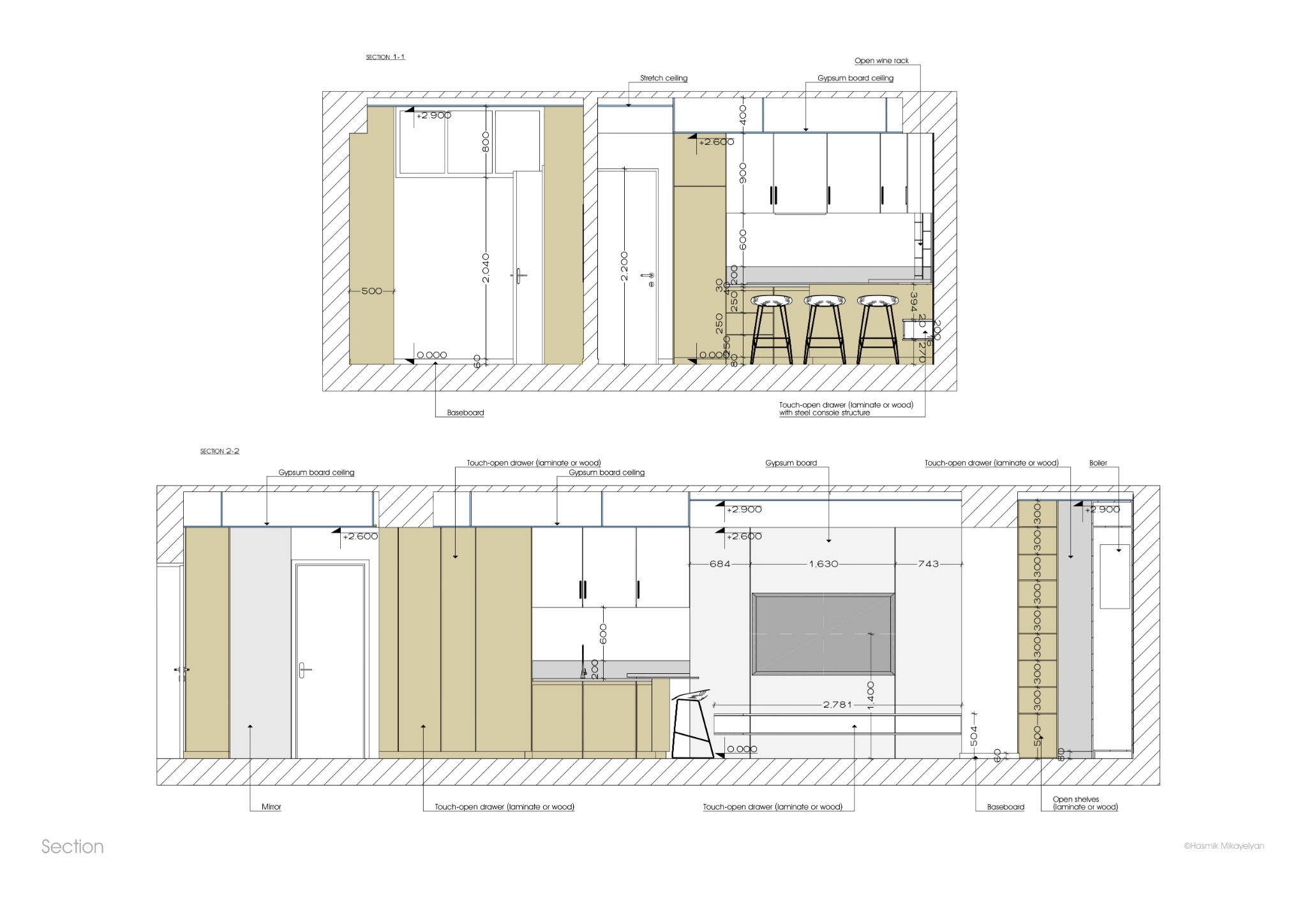 Modern Apartment Interior Design Technical Docs-12