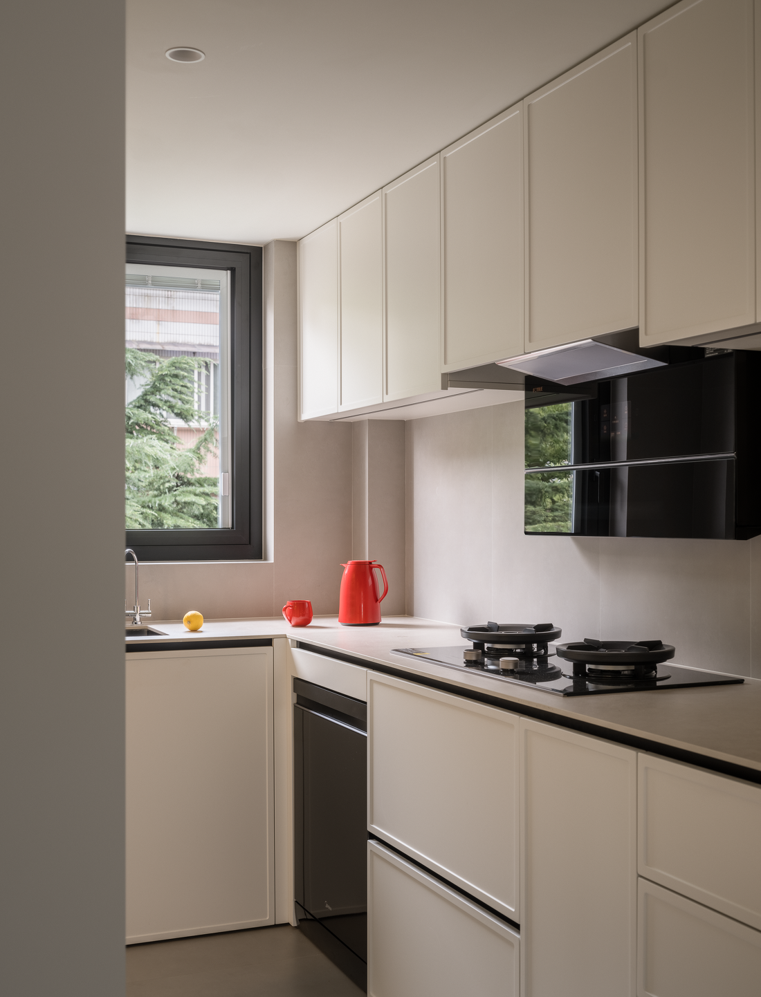 餐厨一体大洄游感知极简法式的浪漫与轻盈-50