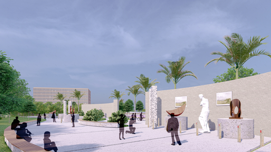 超时景观丨开罗大学工程学院建筑系-3