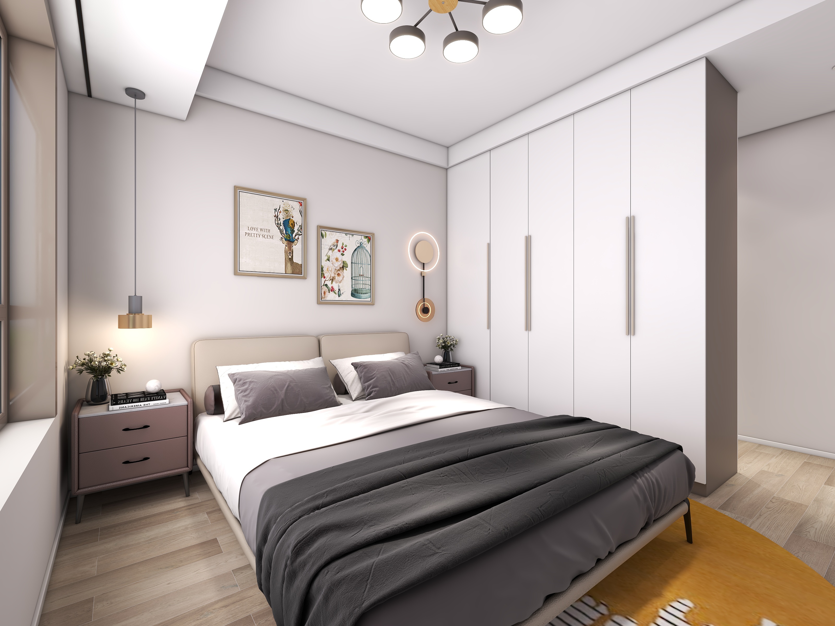 四川成都朗基香颂天府二期（113平方现代简约四居室）-40