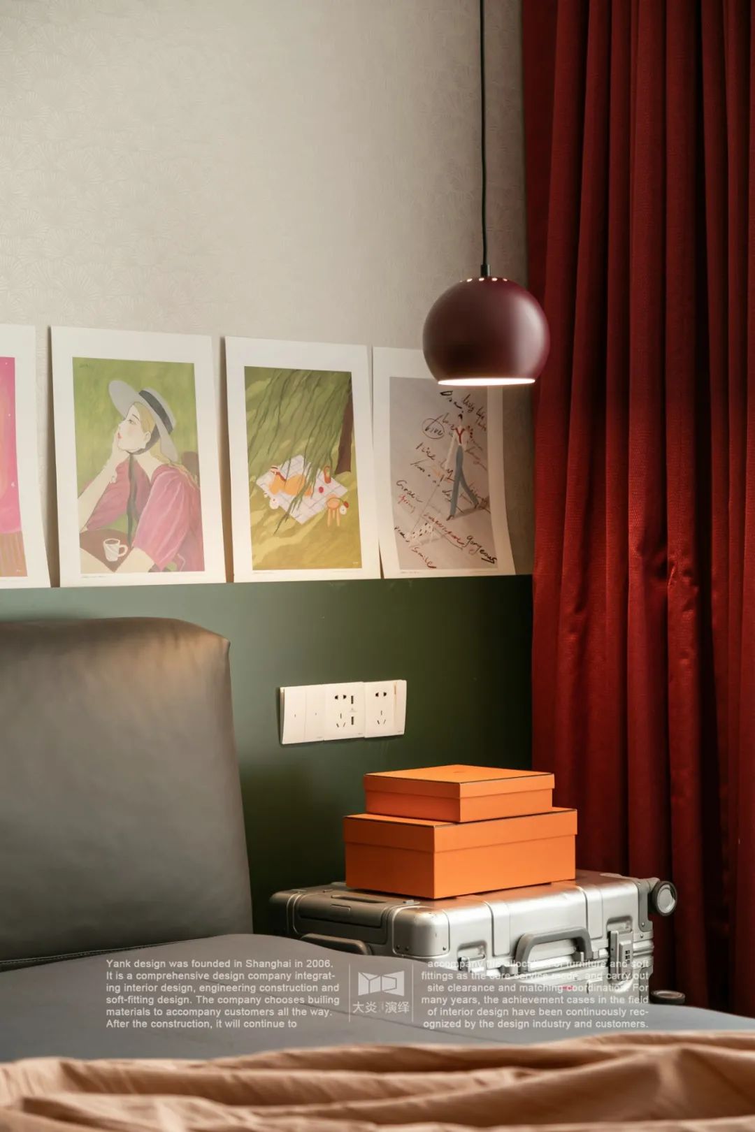 新法式波普风精装房改造丨中国上海丨大炎演绎-56