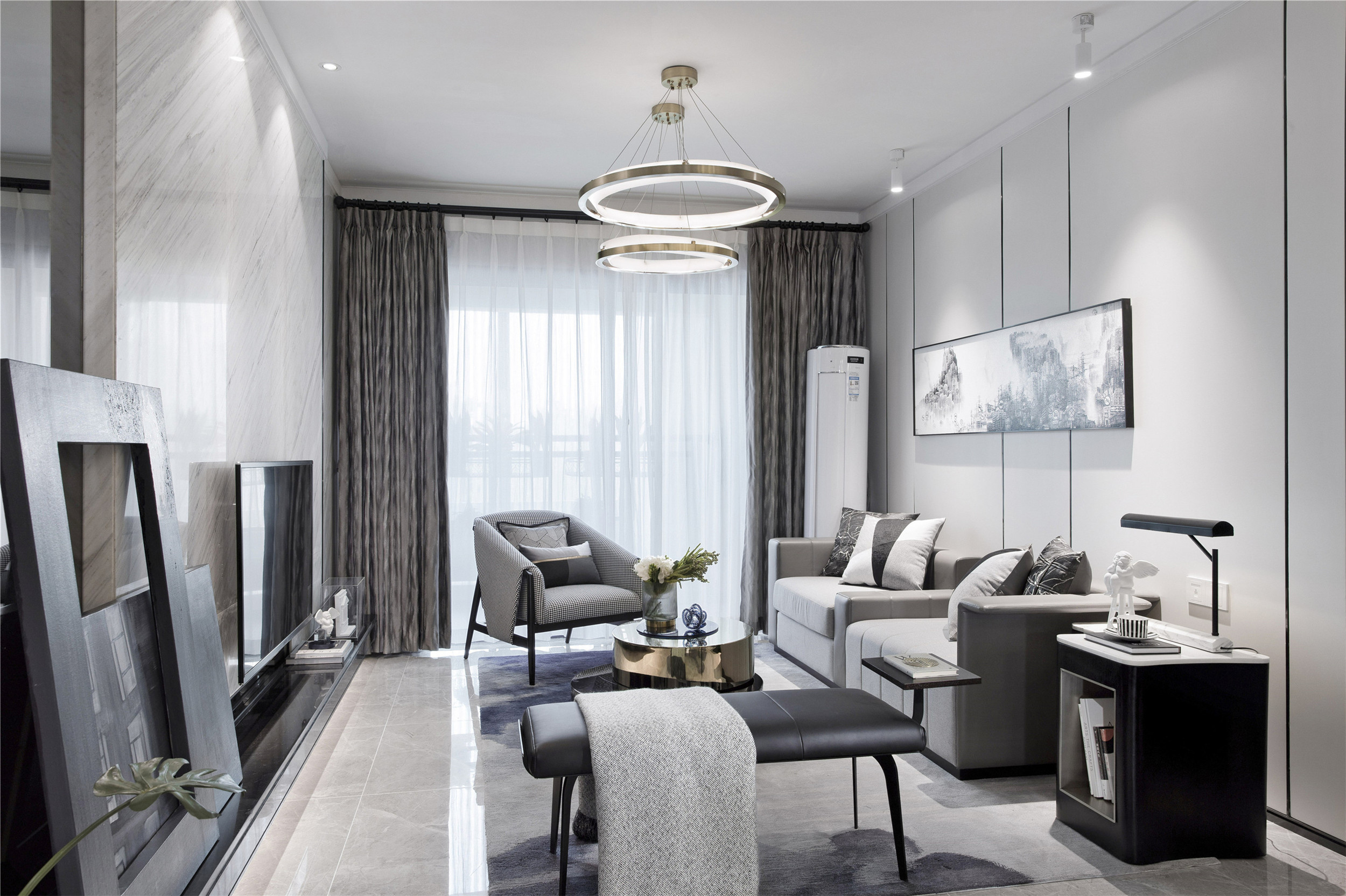 吴舍设计 | 现代简约中的静谧禅意-3