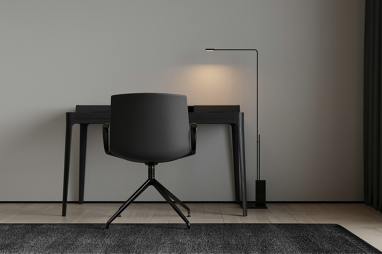 高级黑色系公寓设计-13