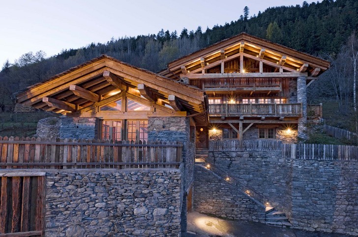 法国阿尔卑斯山传统小木屋 Chalet Pelerin-17