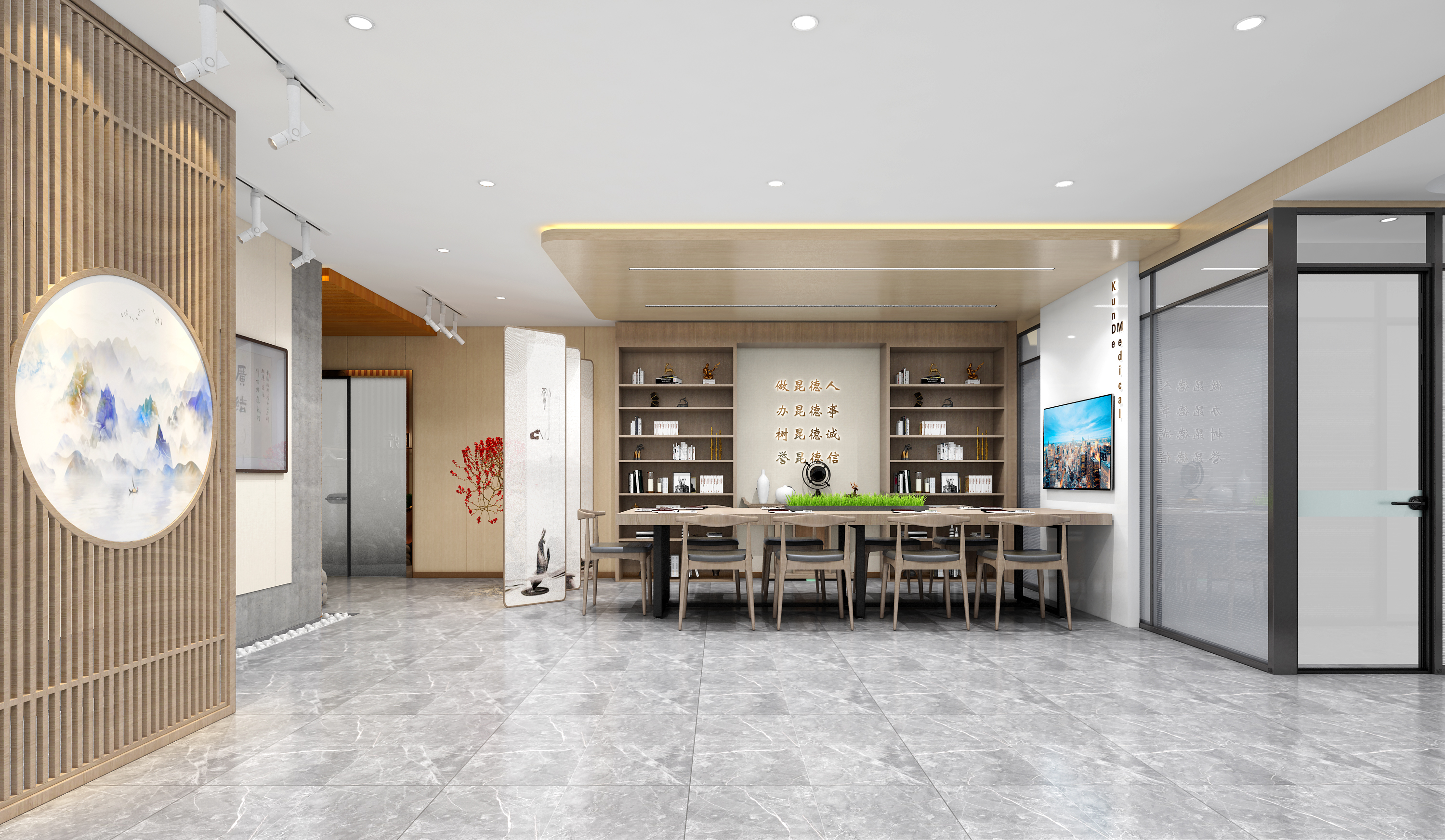 昆德医疗办公室丨河南天恒建筑装饰工程有限公司-8