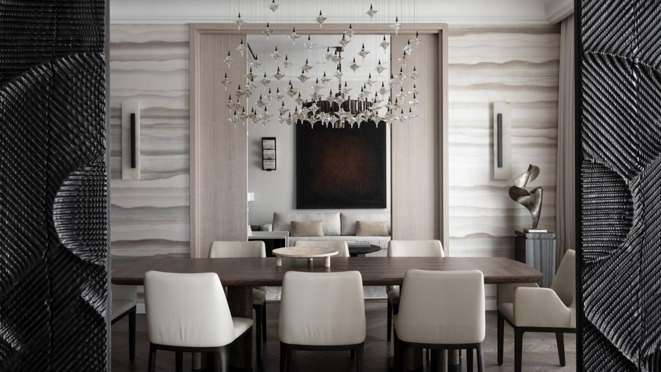 豪华太空主题公寓设计丨俄罗斯莫斯科丨Sergeeva Irina & Alimbekova Olga-0