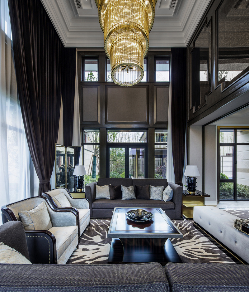 绍兴御香园四期独栋别墅样板间 | 后现代美式奢华-26