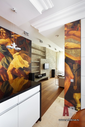 83·3平米复杂几何形状小户型公寓室内设计丨Беляевская Анна,Сморгонская Наталия-16