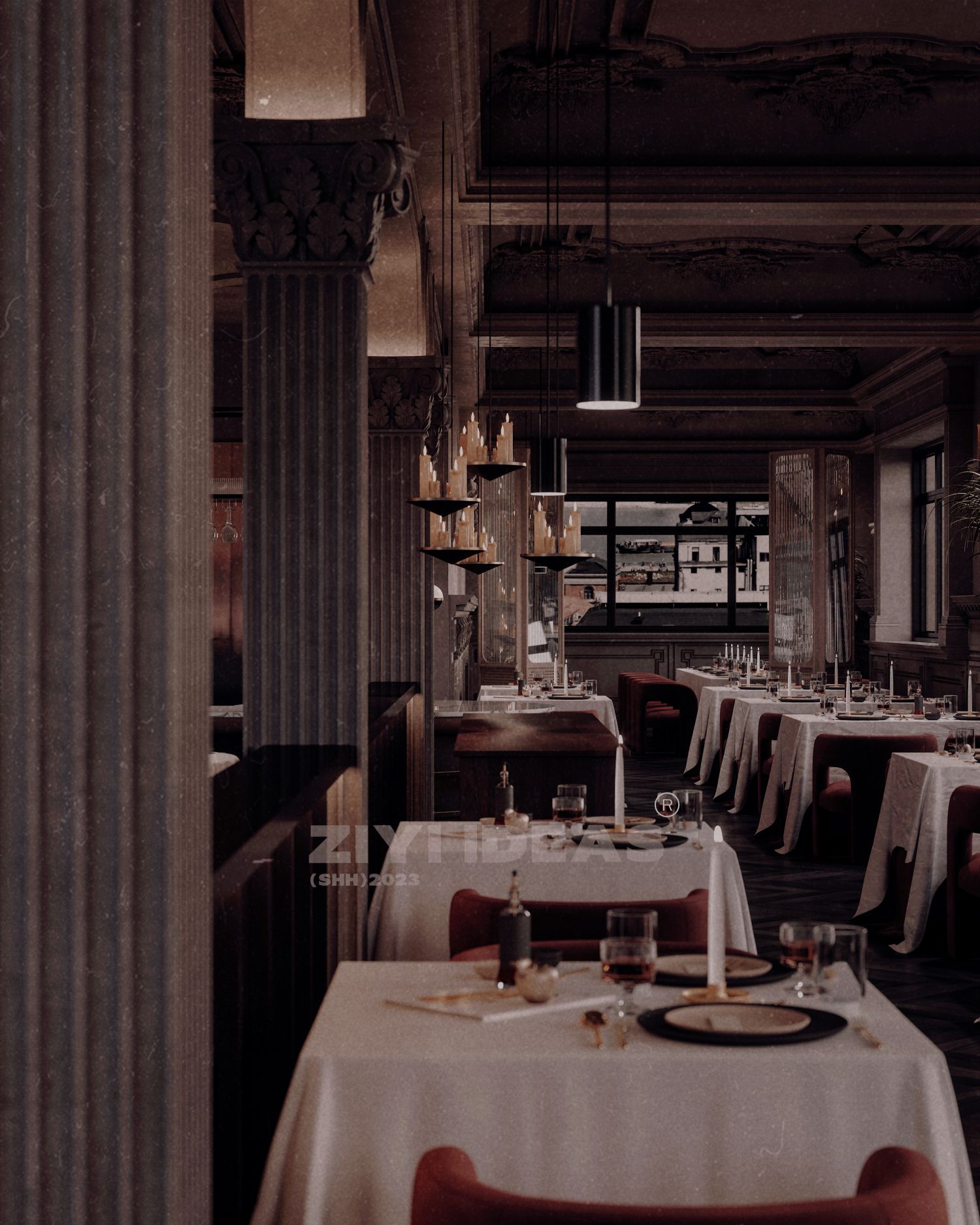 最美露台外滩法式餐厅-1