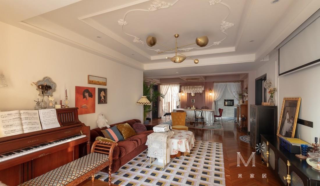 平层丨【一米家居】摩登与复古交织的旧时光-33