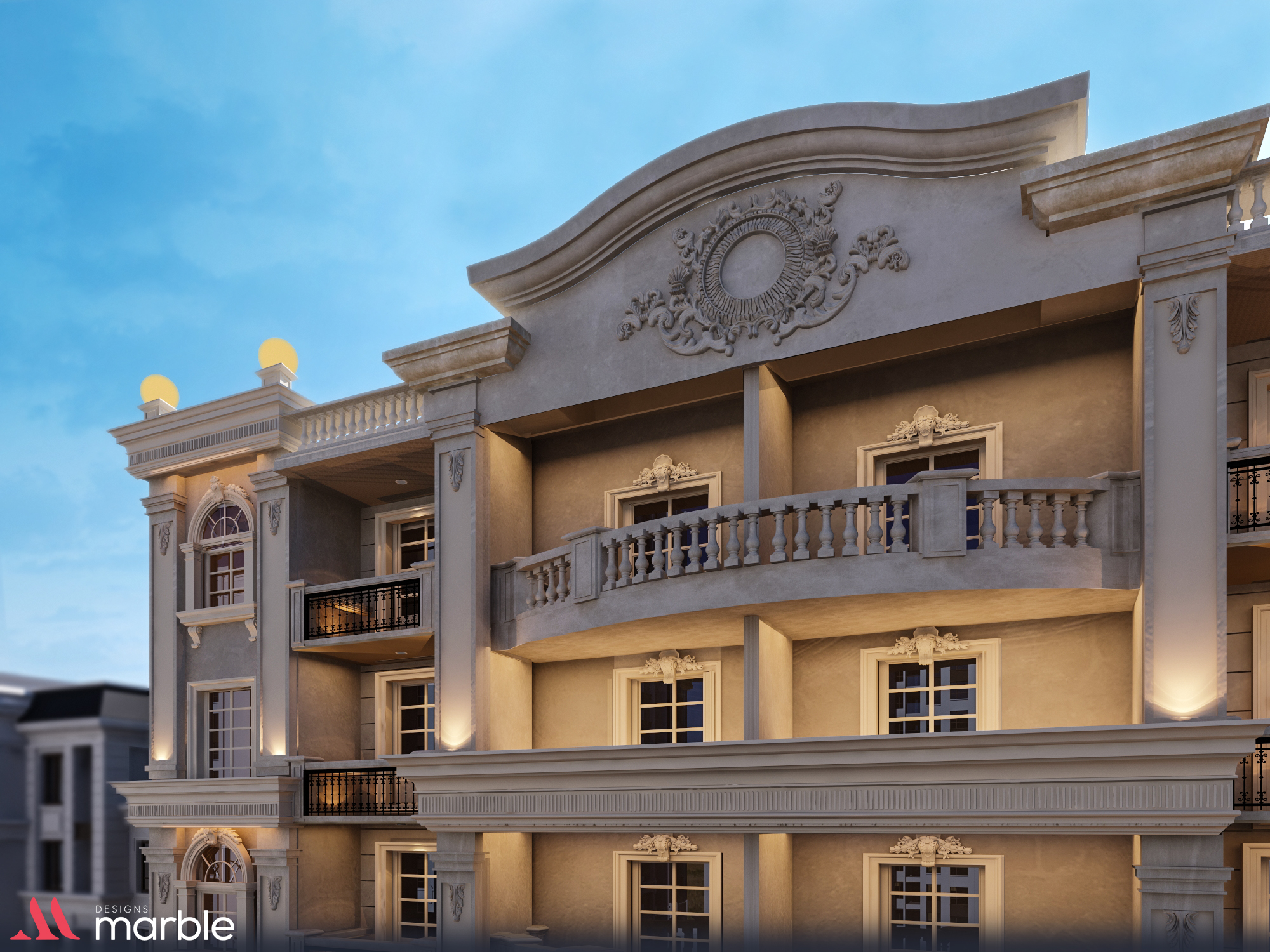 Classic residential tower-7