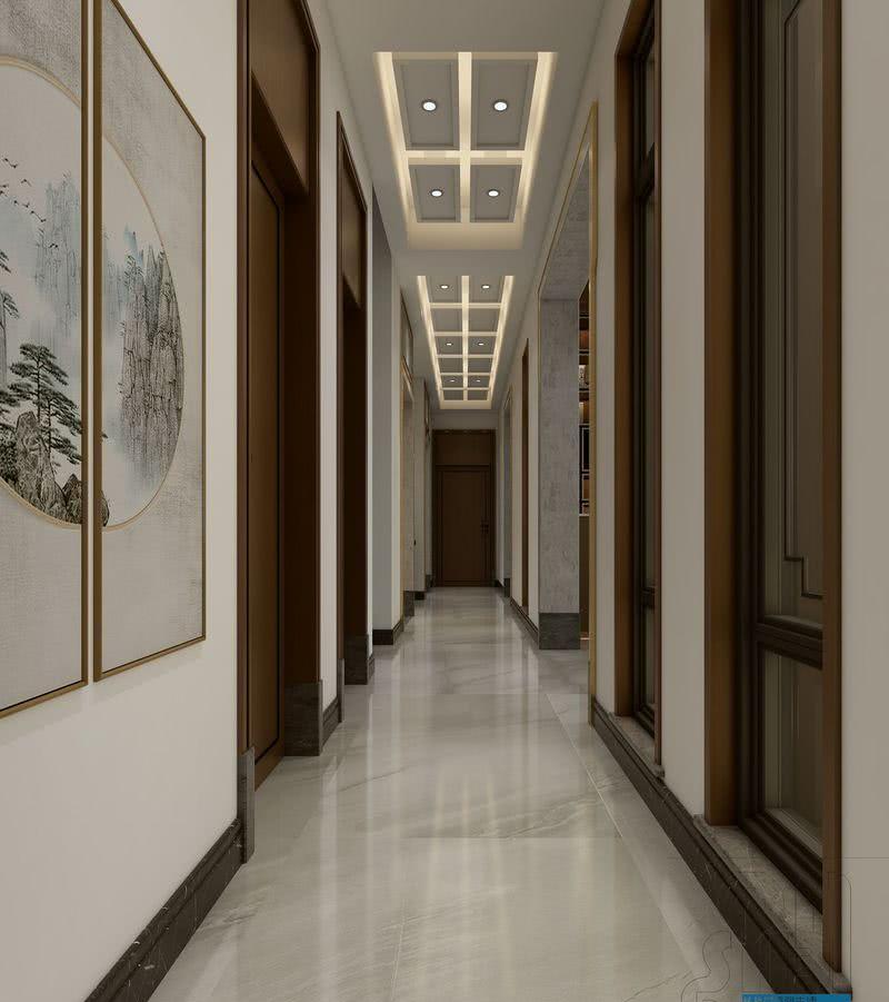 轻奢东方美学 双拼别墅设计展现传统与现代融合魅力-5