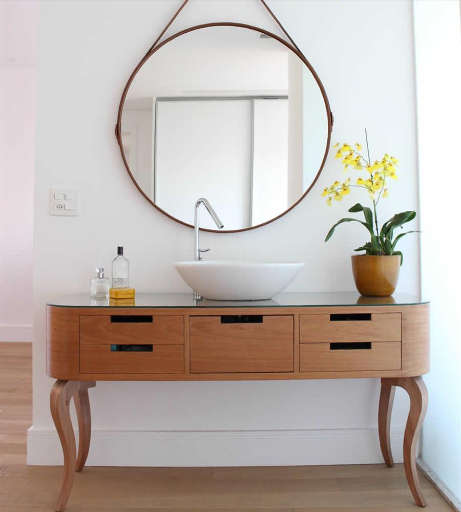 巴西 SP 市 SL 公寓 | 明亮木质与白色砖墙的简约空间-15