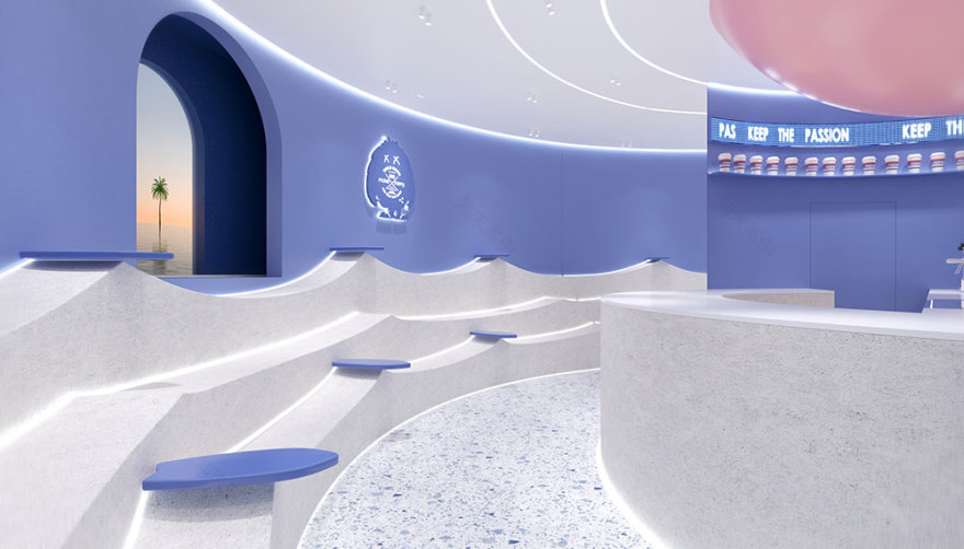 椰影海韵 海边的闲暇时光 椰子树下品牌店形象设计丨中国广州丨DOBEST 杜贝品牌设计(广州)-13