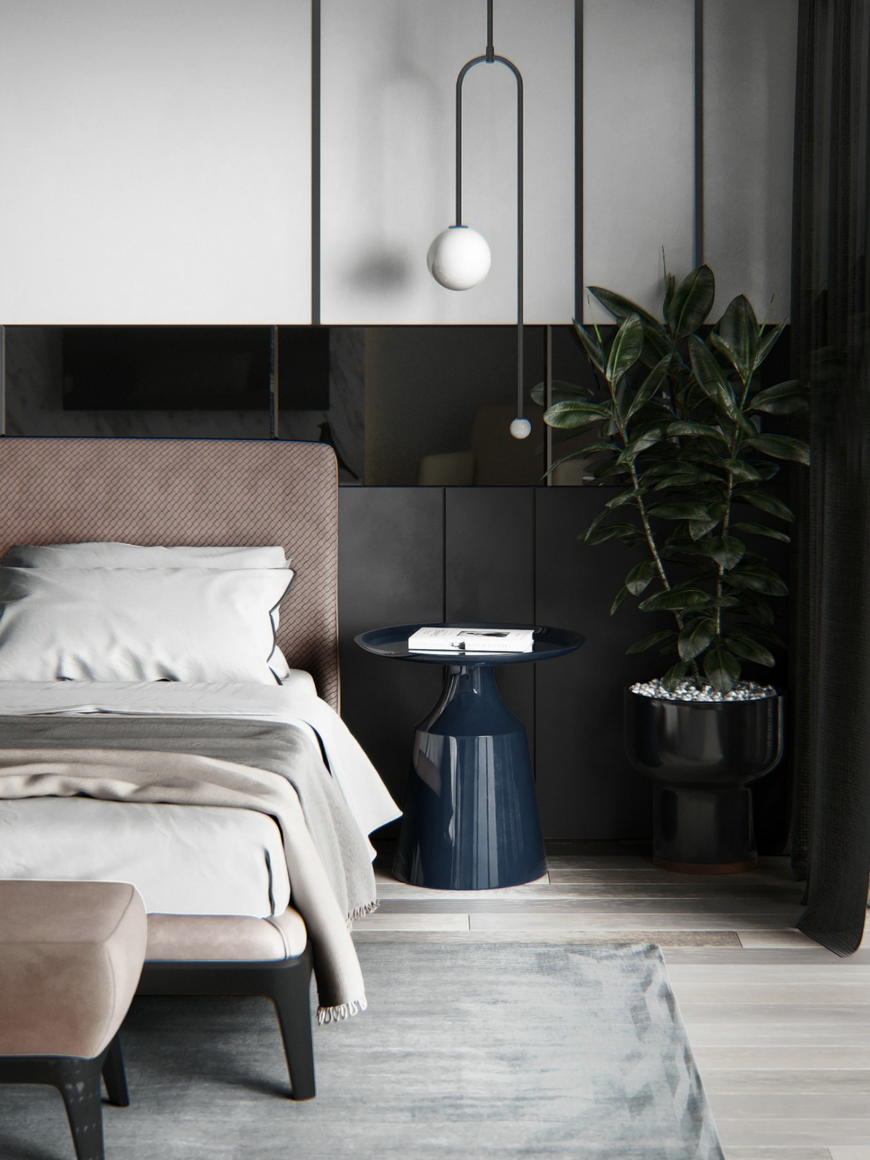 北欧质感美学，清新室内设计-7