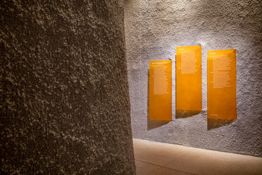 Carmody Groarke builds cave-like space for Designs of the Year nominees-3