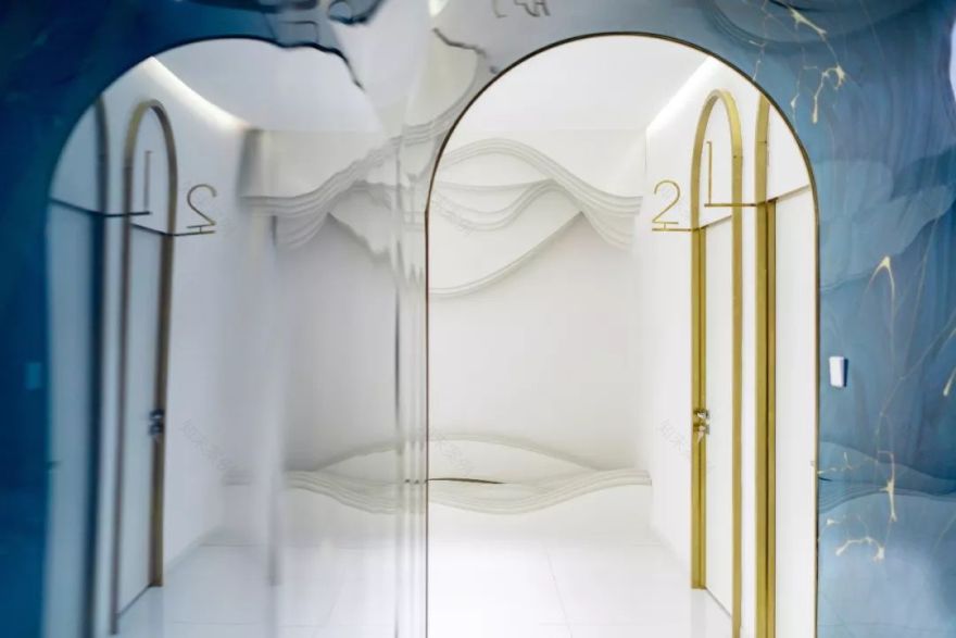 国界秘境美容会所 | T 字形通道构建沉浸式空间-52