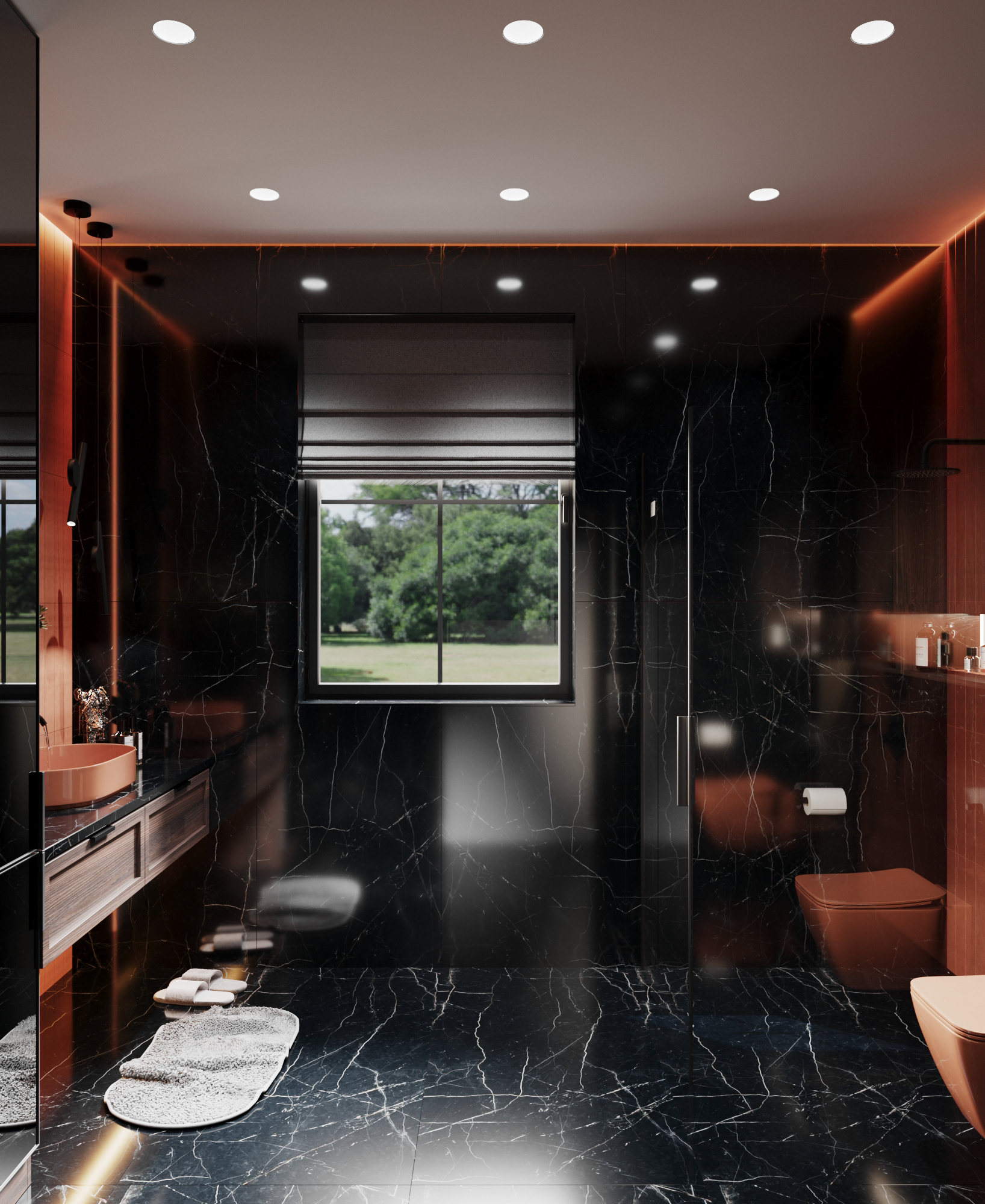 青少年男孩的卧室和浴室丨Kateryna Pik-14