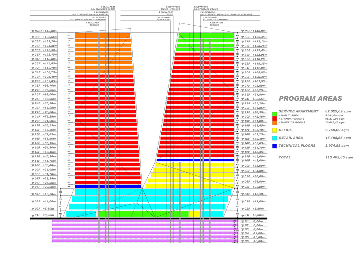 杭州 V 塔楼——现代金融中心的绿色地标-25