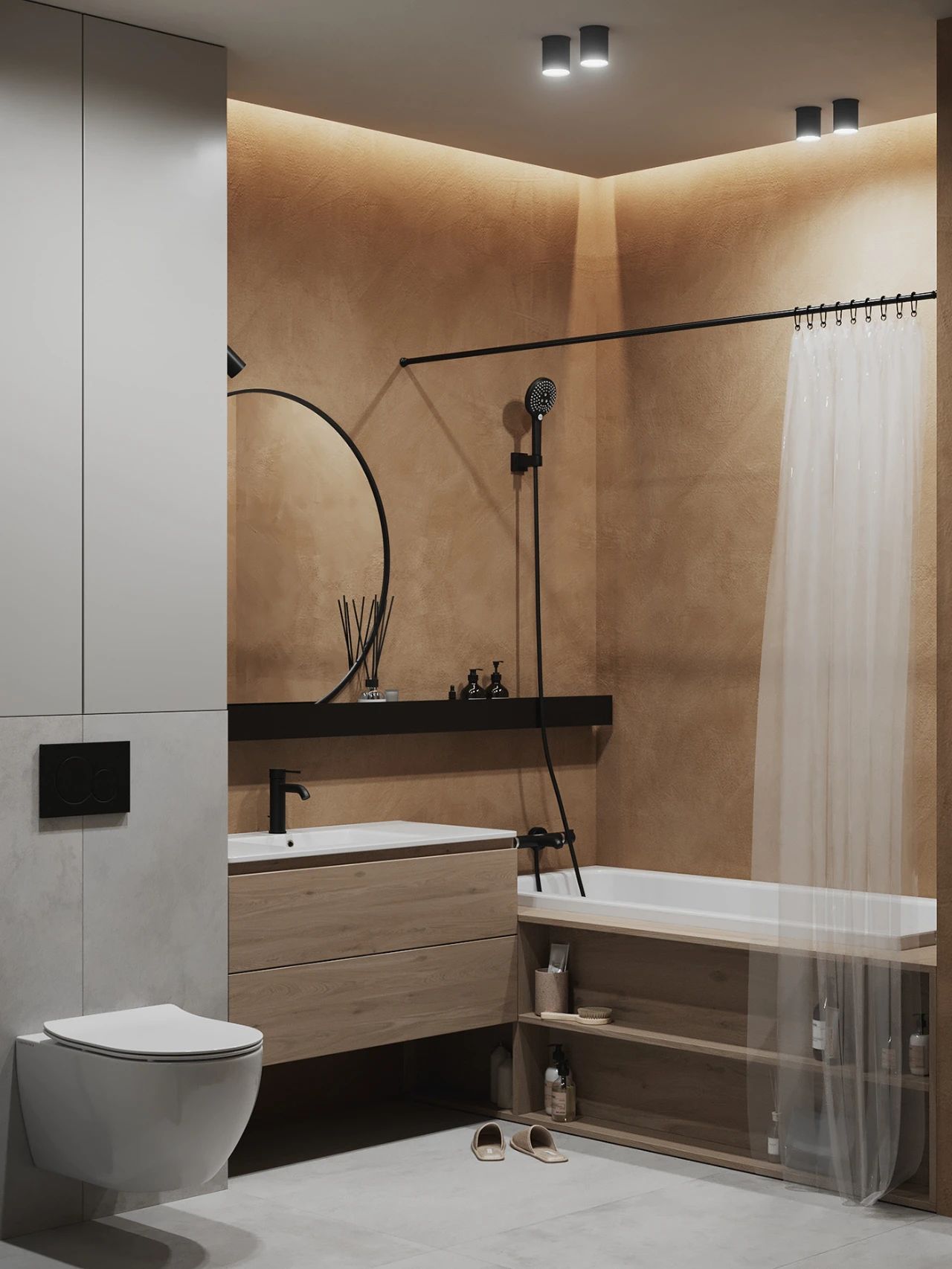 简约之美 · Екатерина Кузнецова 的一居室公寓设计丨Simple Form Interiors-94