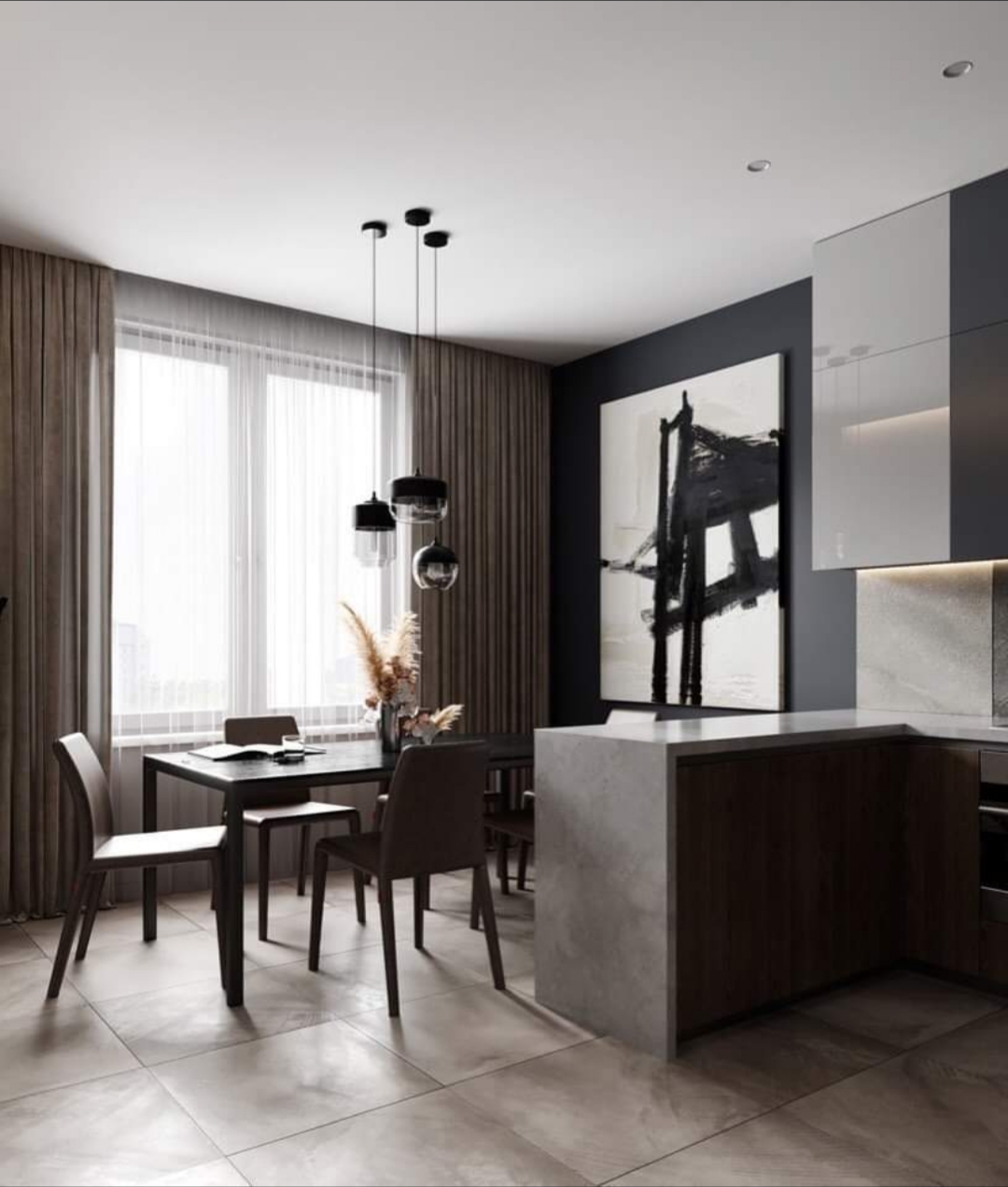 Dark Modern Apartmint-3