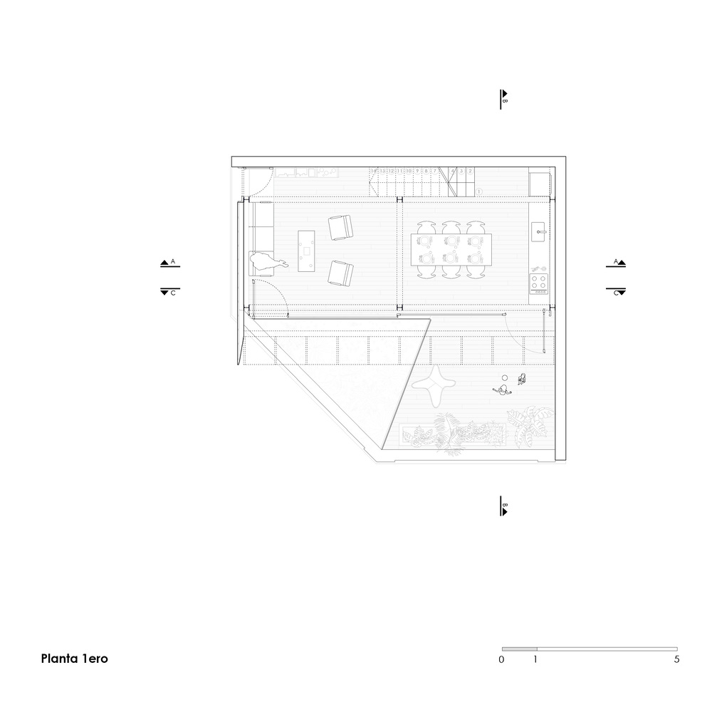 Roseti House · 阿根廷独栋住宅设计丨阿根廷布宜诺斯艾利斯丨Estudio Damero,Griselda Balian-32