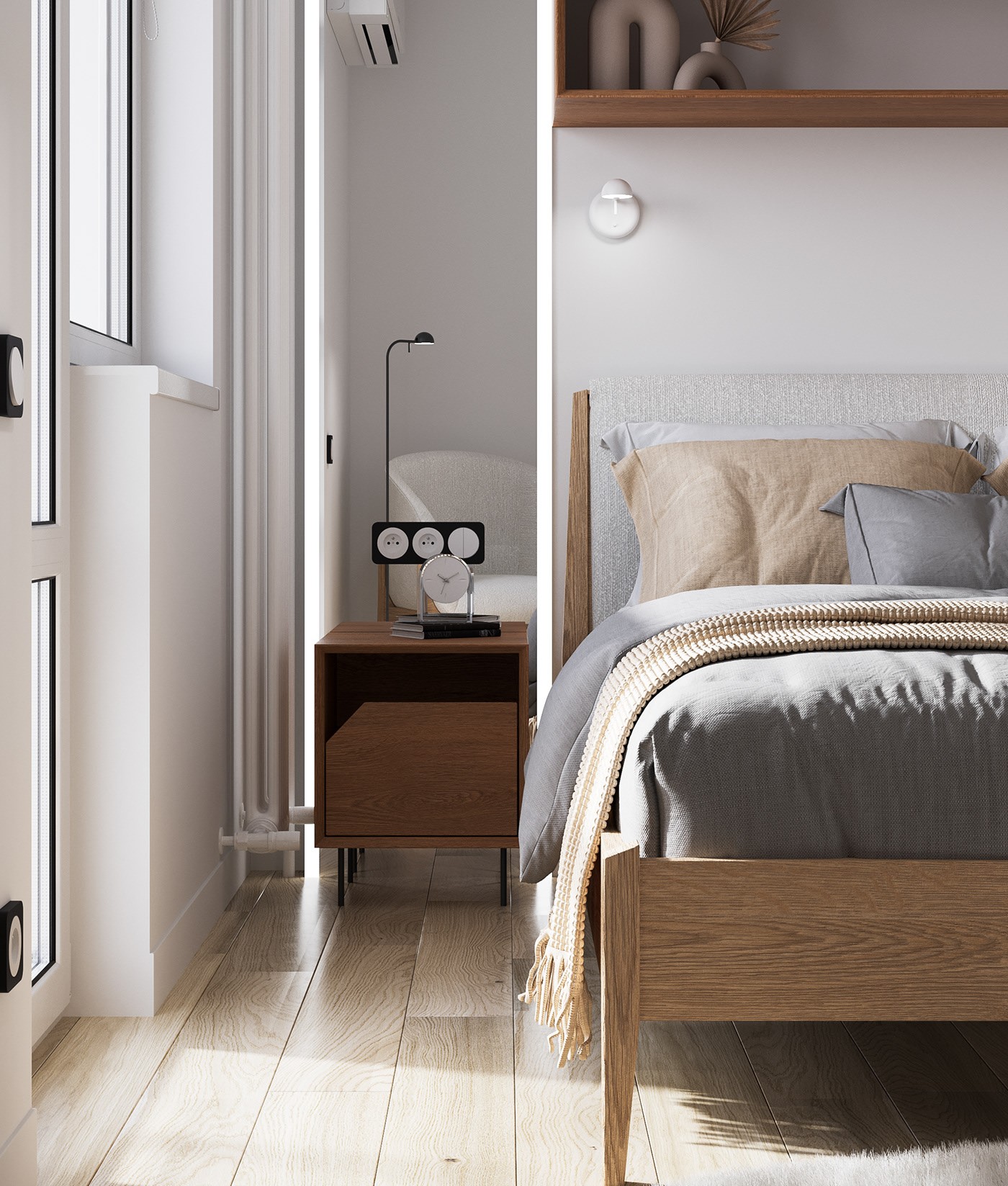 浅色系公寓设计 很舒适的住宅-13