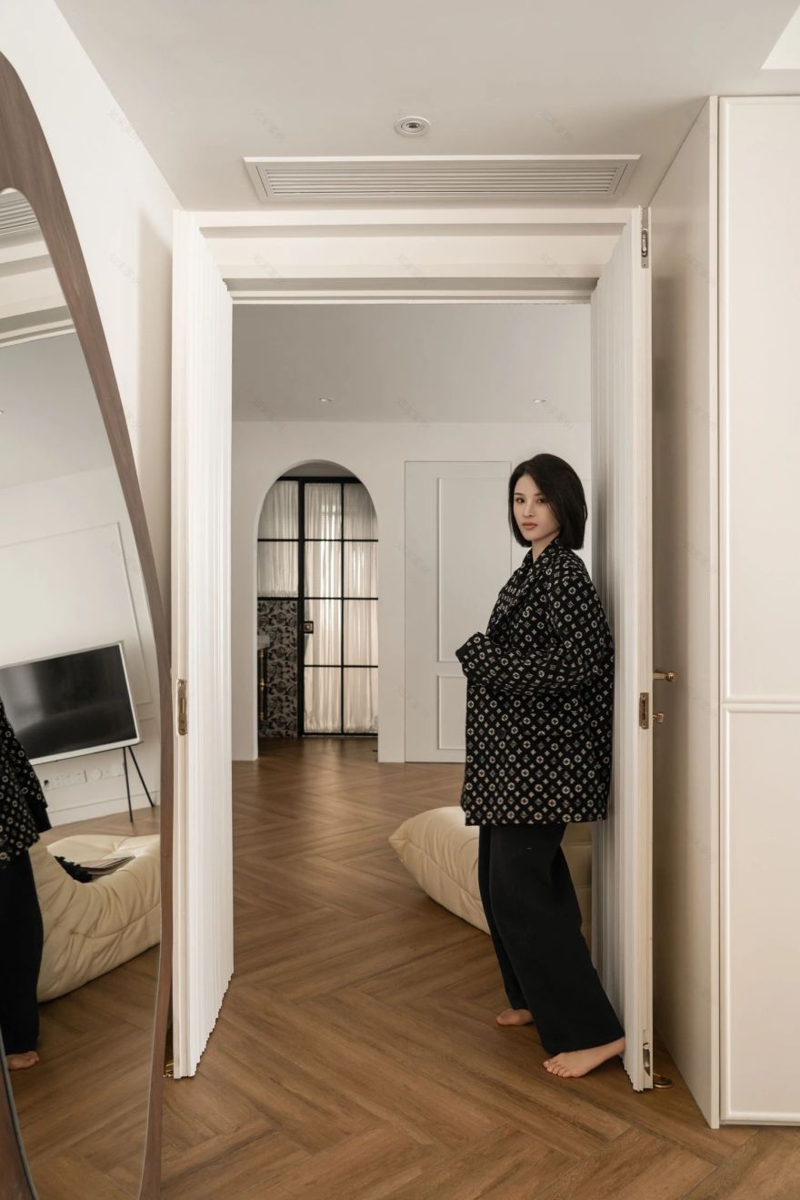 奶白轻法式住宅设计丨中国杭州丨文青设计-47