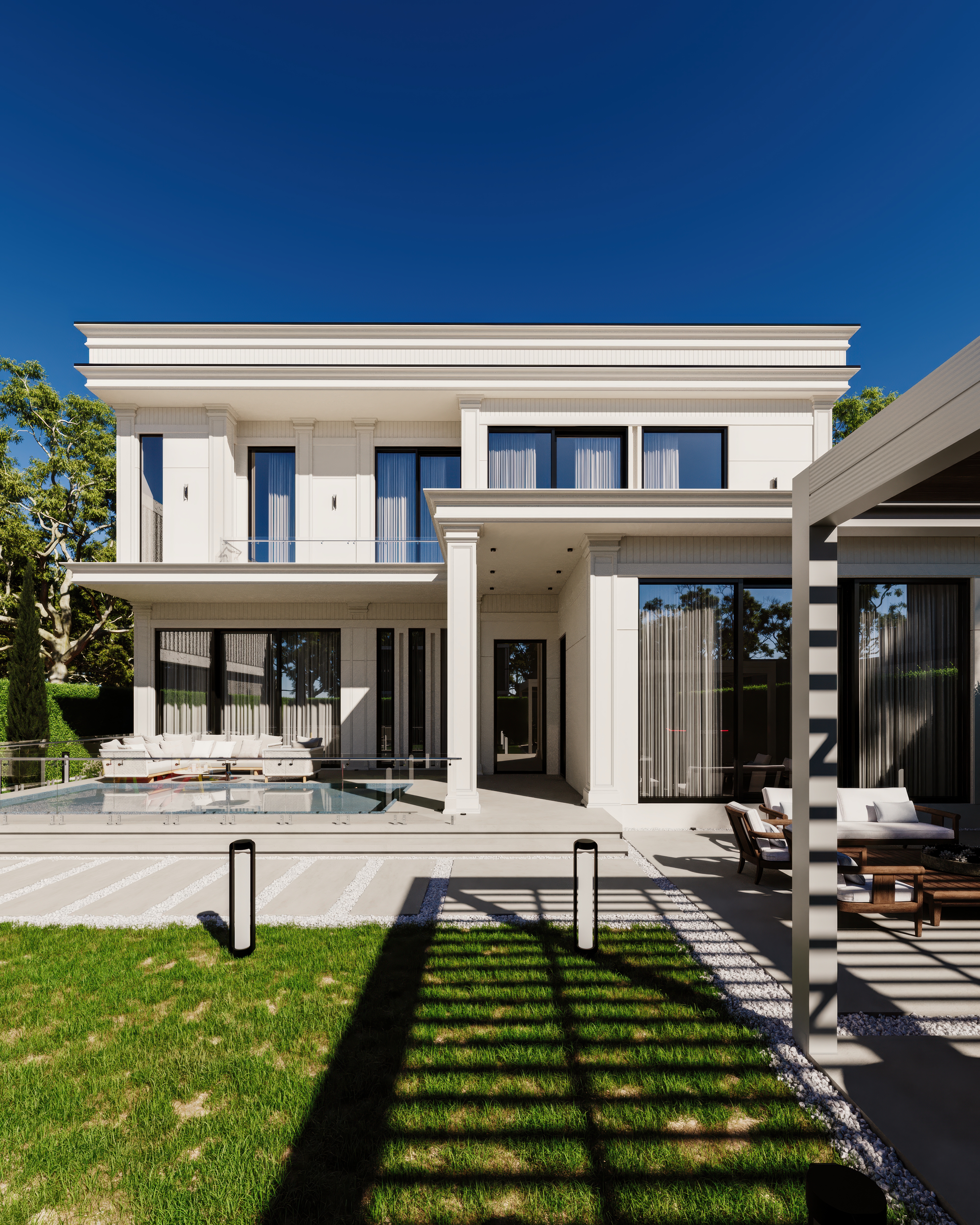 Molhum Villa Facade Design - Neo-classic Alternative-4