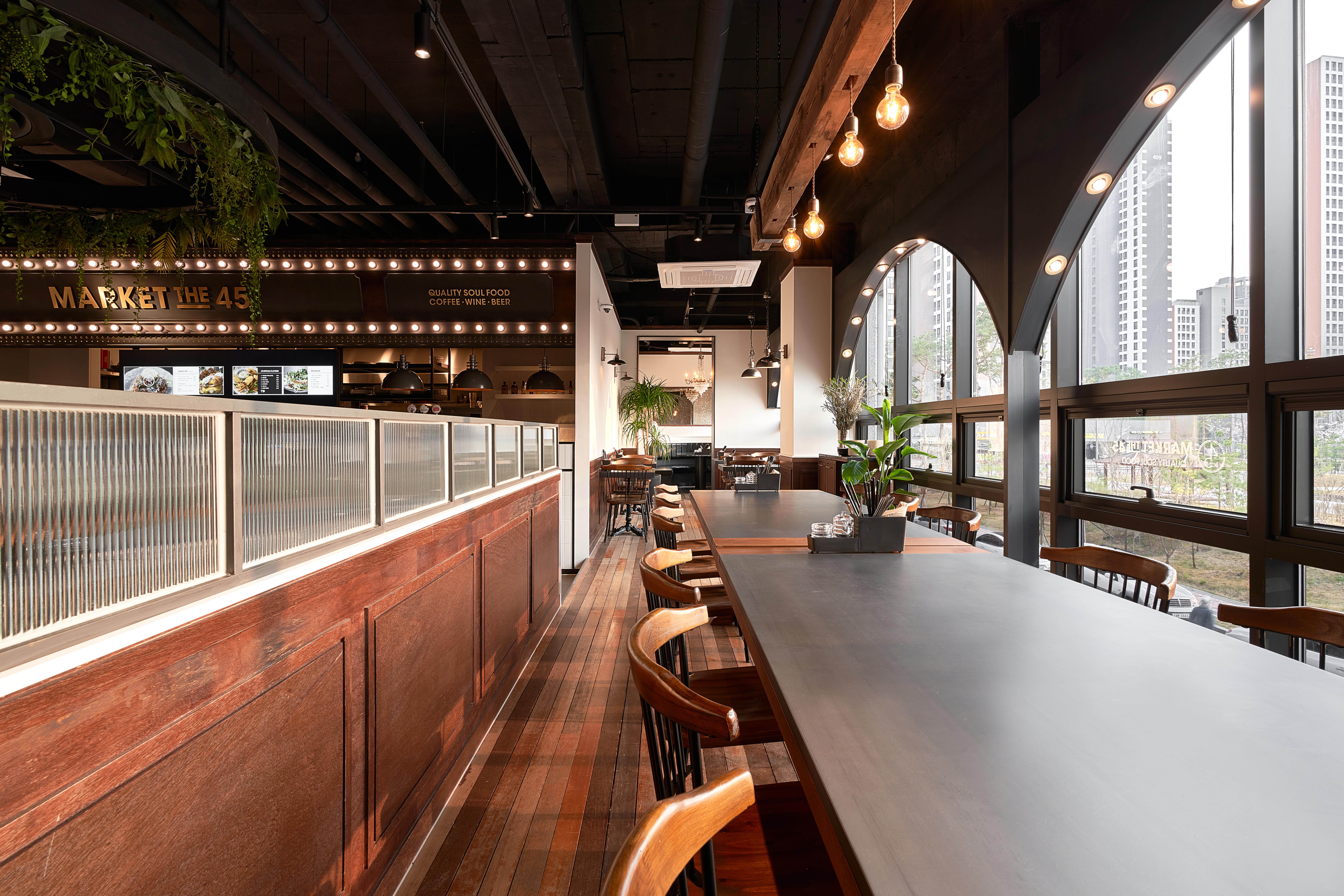 摩登复古餐厅设计，45 度角的魅力-8