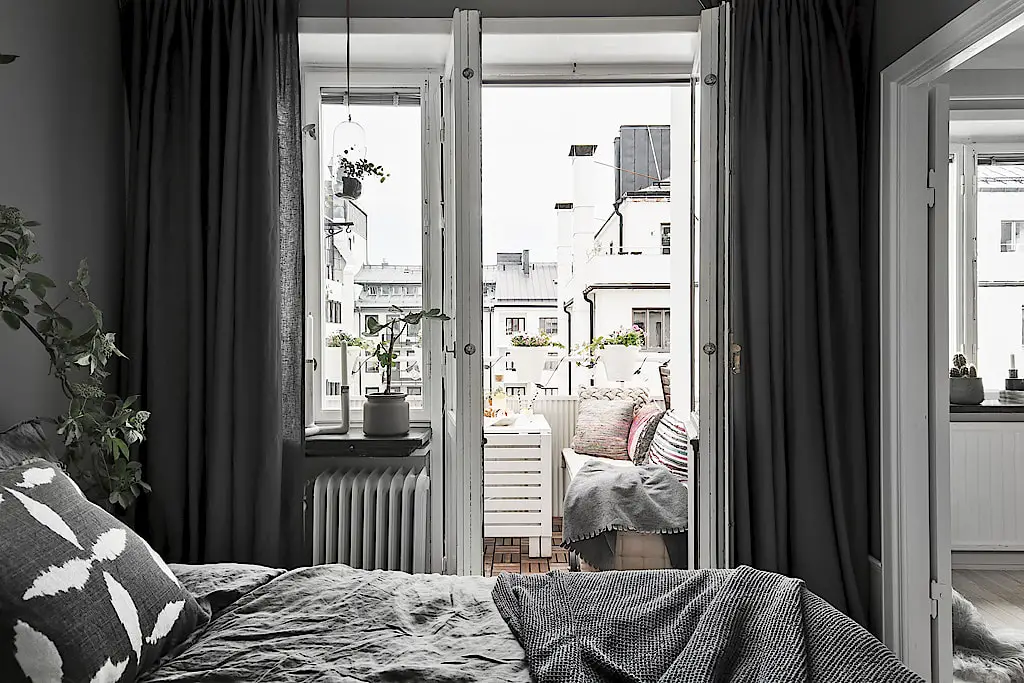 北欧小户型的灰色魅力-23