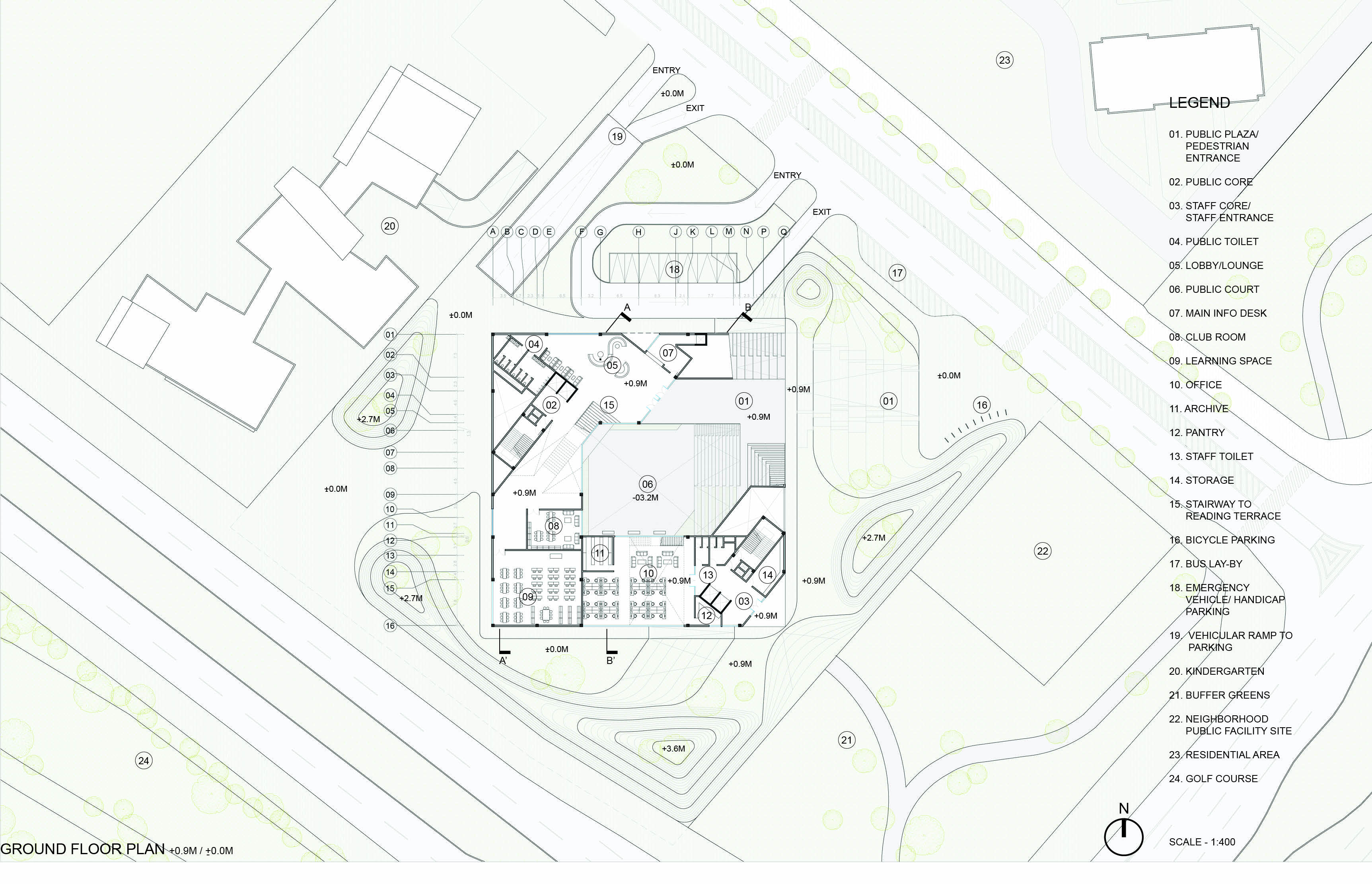 韩国松岛中央图书馆丨JDAP Design  Architecture  Planning-18