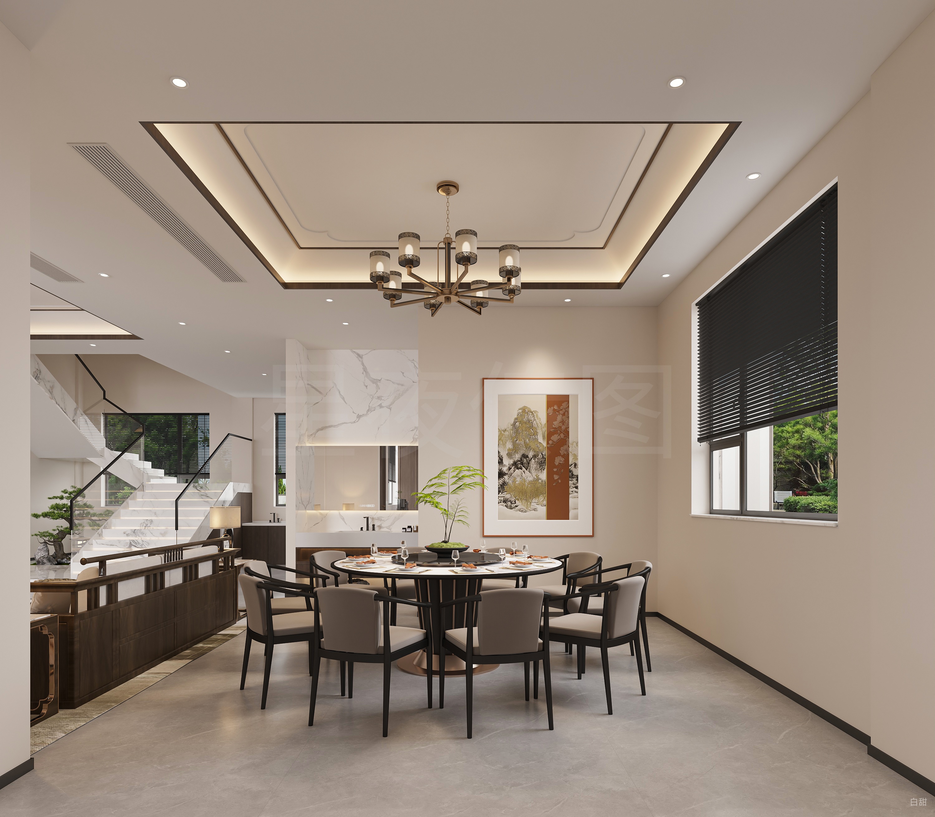 新中式设计:以简素之形，筑东方雅静-4