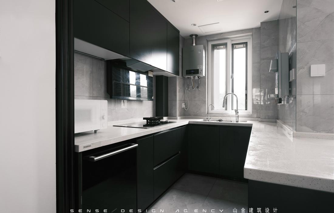 灰色绿调的通透空间 · 小三室变大二室的惊艳改造-22