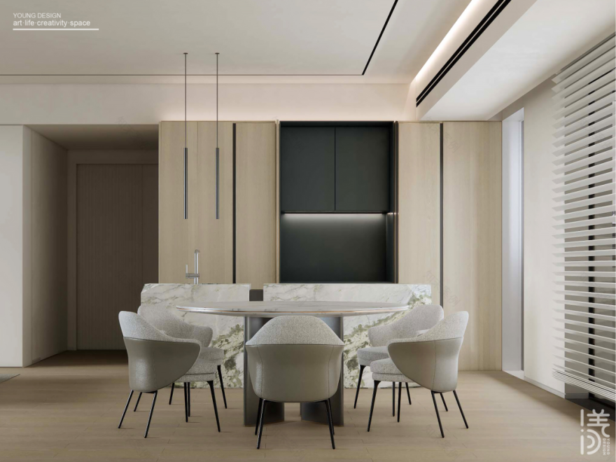 现代极简的多口之家丨深圳漾空间设计有限公司-36