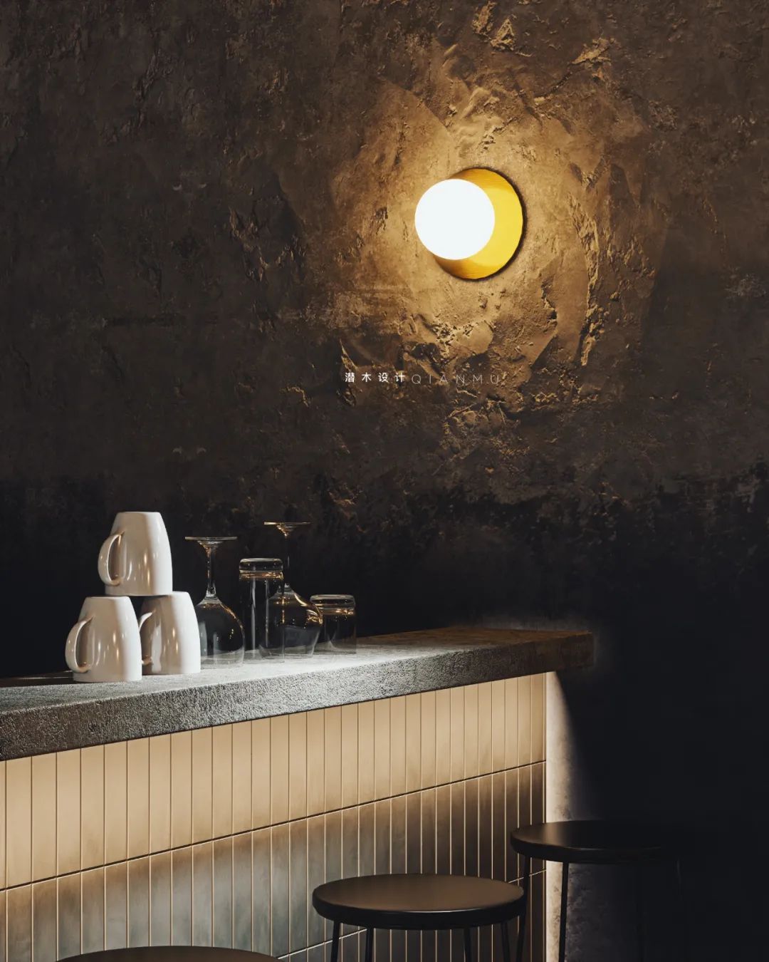 杭州别二酒吧 | 简约水泥空间,复古与现代的完美融合-0