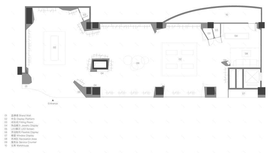 巨石秀场|VeVelte 银泰中心店丨中国合肥丨弹性工作室-33