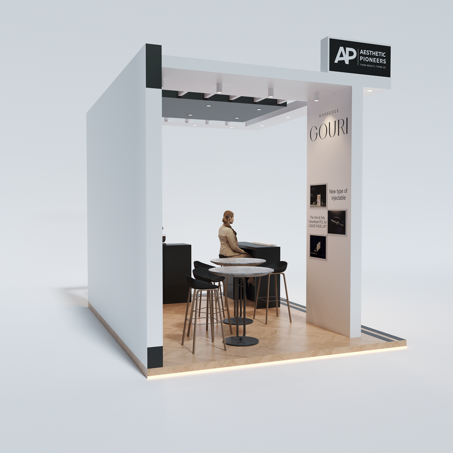 Brand Cosmetics Booth 室内设计丨沙特阿拉伯-3