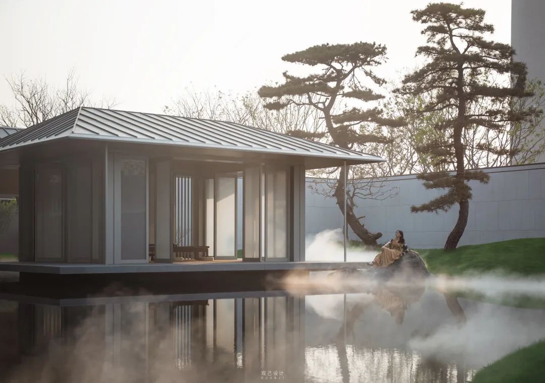 新中式园林之美丨中国上海丨广州观己设计,朗道国际设计,朗庭景观设计-49