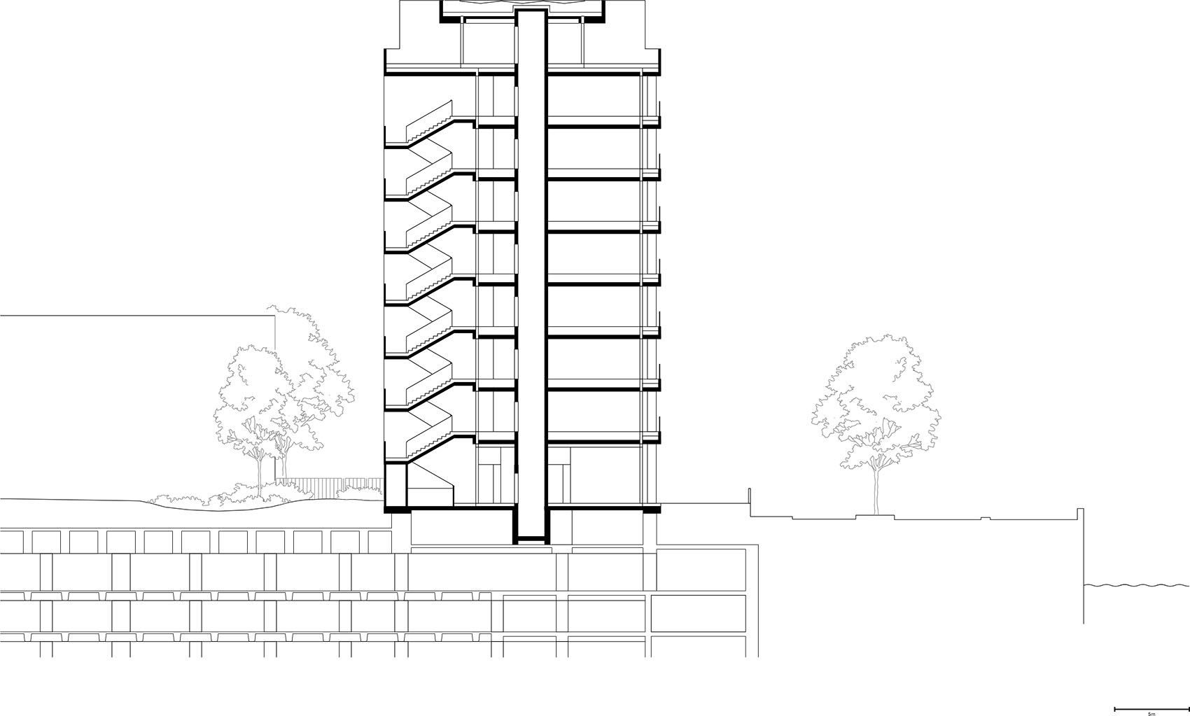 Lyon Confluence 大楼丨法国里昂丨David Chipperfield Architects-59